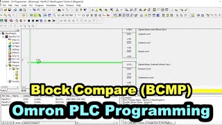 Omron PLC Programming Instructions  Block Compare BCMP [upl. by Nabois]