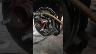 Swift brake liner cleaning [upl. by Leorsiy]