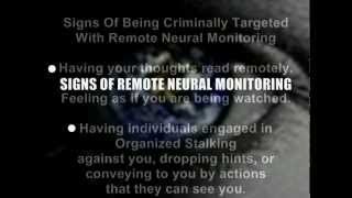 REMOTE NEURAL MONITORING Satellite HarassmentTerrorism Reality and Awareness [upl. by Petua]