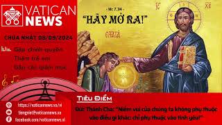 Radio Chúa nhật 08092024  Vatican News Tiếng Việt [upl. by Babcock]