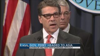 Perry heads to Japan China to talk Texas economy [upl. by Garlan]