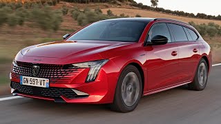 New Peugeot 508 SW Facelift 2024  Exterior Interior amp Powertrains Options [upl. by Mok]