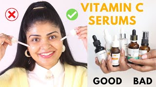 BEST VITAMIN C SERUMS IN INDIA 👉 RATING 7 VITAMIN C SERUMS [upl. by Sapphira677]