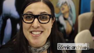 Sara Pichelli Says Hello at NYCC 2011 [upl. by Aklim]