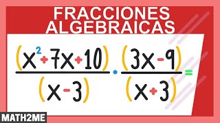 Fracciones algebraicas  Multiplicación [upl. by Alekim]