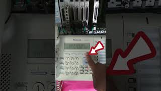 Cara Seting Date amp Time Telepon Panasonic KXDT543 shorts [upl. by Silra374]