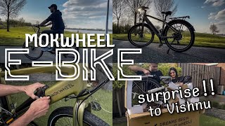 Surprise to vishnu  New Ebike from Mokwheel  Exploring Netherlands in bike  Mesa Lite 20 [upl. by Diskin747]