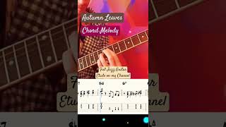 Jazz Guitar chord melody Autumn leaves guitar jazz [upl. by Llehsram105]