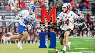 2024 NCAA Men’s Lacrosse TournamentQuarterfinal Preview7 Maryland v 2 Duke [upl. by Harrietta]