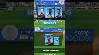 cricketleague cricket perfect bowler Bhaskar first bol wicket cricket league game batsman [upl. by Allemap]