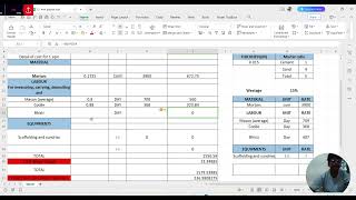 Quantity Calculation Rate Analysis for 15 mm Plaster Works Excel Sheet [upl. by Atnahsa948]