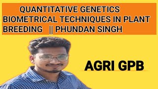 Quantitative Genetics5 Partial diallel cross Analysis agrigpb biometrics Quantitative [upl. by Almallah]