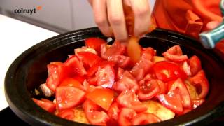 Recept Tajine van kip met abrikoos en kikkererwten  Colruyt [upl. by Socram]