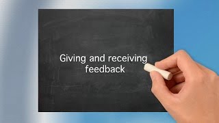 Theory about giving and receiving feedback [upl. by Sidnak980]