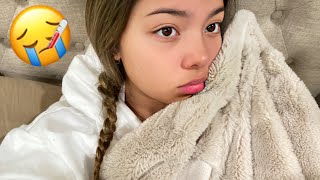 Analeigha Has The Flu Now 🤒  VLOG [upl. by Aerdnaid]