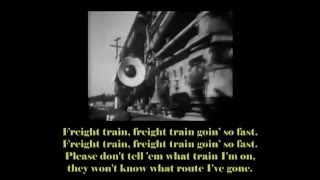 Freight Train  Joan Baez Lyrics [upl. by Larson]