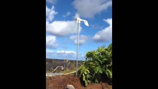 600w Chinese Wind turbine test [upl. by Ardnaxila]