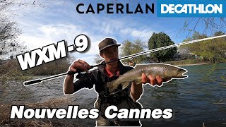 Je test les nouvelles cannes à leurre WXM9 CAPERLAN  DECATHLON [upl. by Asyla]