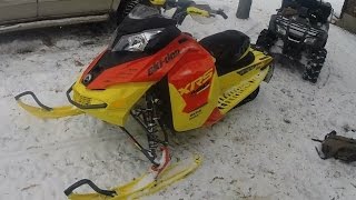 2015 Ski Doo MXZ XRS Ripping Right out of the Crate [upl. by Knoll534]