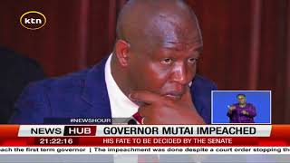 Kericho Governor Erick Mutai impeached his fate to decided by the senate [upl. by Hepsiba]