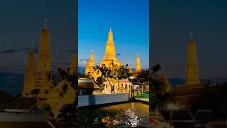 Wat Arun River Cruise thailand bangkok watarun cruise shorts youtubeshorts sunset guwahati [upl. by Nywloc675]