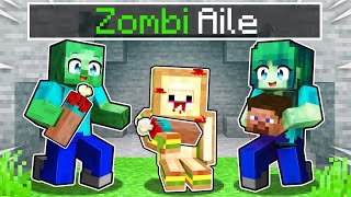 ZOMBİ AİLE BENİ SAHİPLENDİ  Minecraft [upl. by Pinzler897]