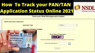 How to check Pan card Status online TamilNSDLTrack pan status PANStatusNSDL [upl. by Erdnaed]