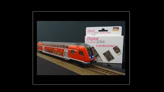 Roco HO 74146 74150 74155 74160 Fitting DCC in the DB AG Double deck cab control car [upl. by Yesnel]