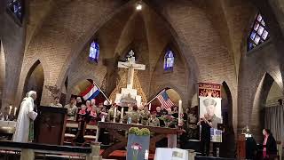 82nd Airborne Division Chorus singing the Dutch and US National Anthem 22 September 2024 [upl. by Notgnilliw841]