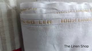 Premium quality pure Linen Fabric shirting pic Whats app 7004199210 [upl. by Everson]