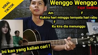 Chord  Ku kira hari minggu ternyata hari rabu  wenggo  wenggo  Fajar Sadboy Ft Widia Kalana [upl. by Weixel]