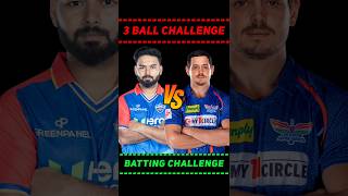 Rishabh Pant vs Quinton Decock 3 Ball Challenge shorts cricket [upl. by Mag]