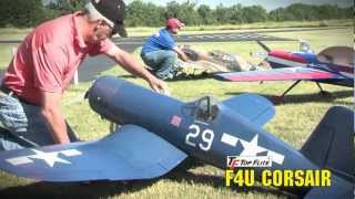 Spotlight Top Flite® Giant Scale F4U Corsair Gas ARF [upl. by Atenahs]