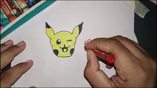 How To Draw A Pikachu  Easy Drawing Tutorial  art drawing icreamtv [upl. by Orvan324]