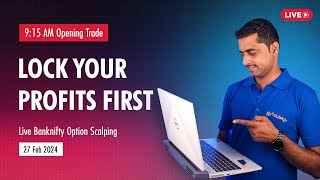 🔒Trailing Profits Why theyre important  🔴 Live Oi Pulse Trading Series  27 Feb 2024 [upl. by Ellingston]