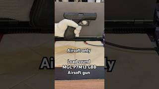 Airsoft Load sound MGC P7M13 GBB Airsoft gun airsoft asmrsounds toys [upl. by Odlanyer339]