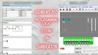 Siemens PLC S7200 Basic Programming tutorial [upl. by Lemay818]