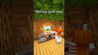 Minecraft Starter Treehouse🏡 Worlds Smallest Violin shorts minecraft [upl. by Hayne]