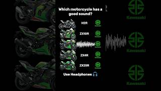 Kawasaki R Series Sound Comparison🥵🔥kawasaki ninja h2r zx10r zx6r zx4r zx25r exhaust sound [upl. by Alemaj]