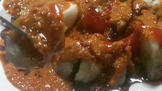 SIOMAY TANPA IKAN HANYA TEPUNG amp 2 BUTIR TELUR LENGKAP DENGAN SAMBEL KACANG TERMAKNYUS😀 [upl. by Rosse184]