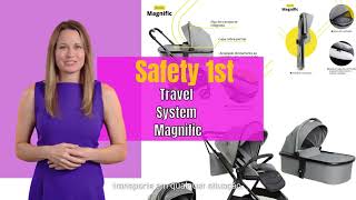 Safety 1st Travel System Magnific 5 em 1 Grey Denin [upl. by Ellivnarg]