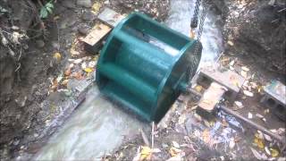 Hurricane Creek Water Wheel 1 [upl. by Prudhoe]