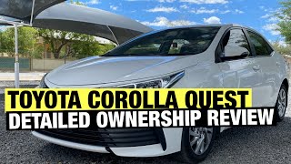 Toyota Corolla Quest InDepth Ownership Review 🚗  Standard Features amp True Cost to Own 💰 [upl. by Klemperer]