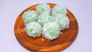 RESEP CARA MEMBUAT KLEPON TEPUNG KETAN ISI GULA MERAH YANG SANGAT ENAK [upl. by Ilise975]