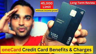 onecard Credit Card Honest Review  Unboxing amp Benefits Charges  Should you take onecard in 2023 [upl. by Kammerer]