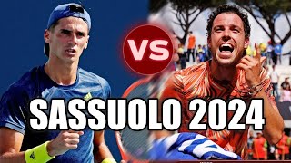 Federico Coria vs Marco Cecchinato SASSUOLO 2024 [upl. by Mroz]