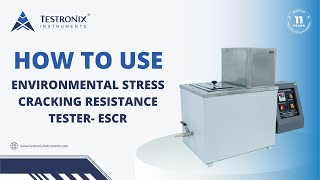 How To Use Environmental Stress Cracking Resistance Tester ESCR [upl. by Idmann]