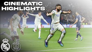 Real Madrid vs PSG 32  Cinematic Highlights [upl. by Ecargyram]