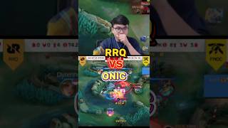 RRQ VS ONIC game 1🔥 mobilelegends mlbb mplids14 mpl rrq rrqkingdom onic sonic shorts [upl. by Lindgren792]