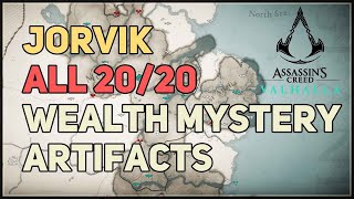 All 20 Jorvik Wealth Mysteries Artifacts Assassins Creed Valhalla [upl. by Ydnal]